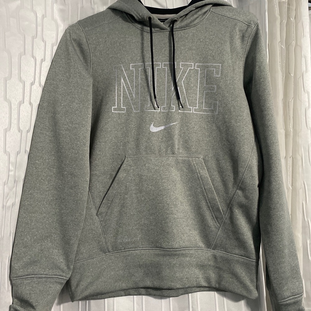 Nike Gray Hooded Sweatshirt
